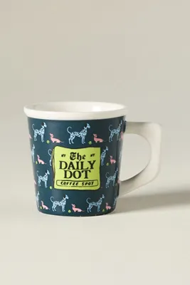 Ashe Espresso Cup - Black, Stoneware by Anthropologie, alternate view