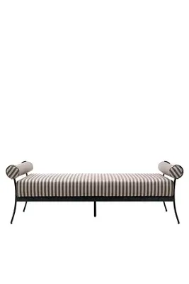 Ashley Childers Antibes Indoor/Outdoor Bench - Grey, Acrylic product
