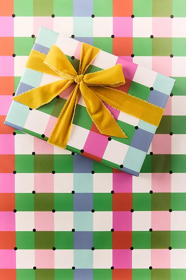 Assorted Holiday Wrapping Paper Set of 2 - Pink by Anthropologie
