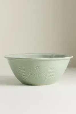 Aster Stoneware Serve Bowl - Green product