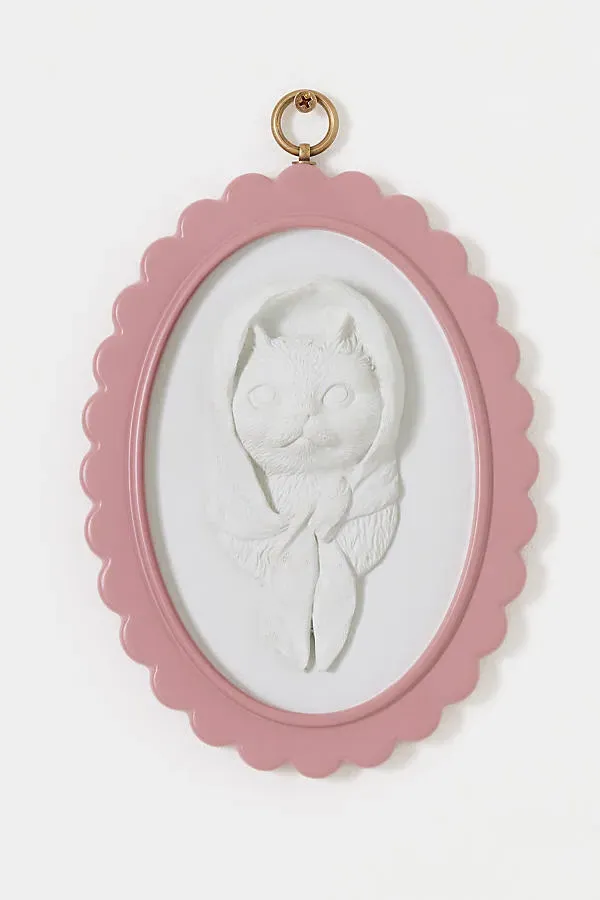 Athena Scalloped Cat Intaglio Gallery Wall Charm product