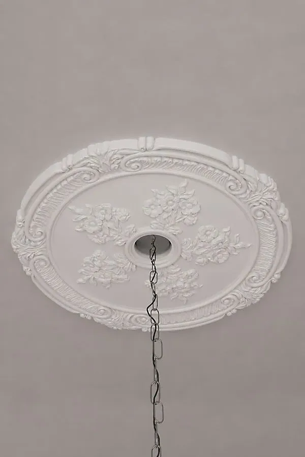 Attica Botanical Rose Ceiling Medallion - White product