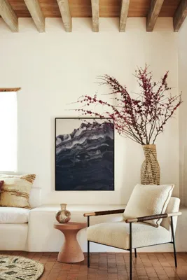 Atticus Armchair - White, Boucle product
