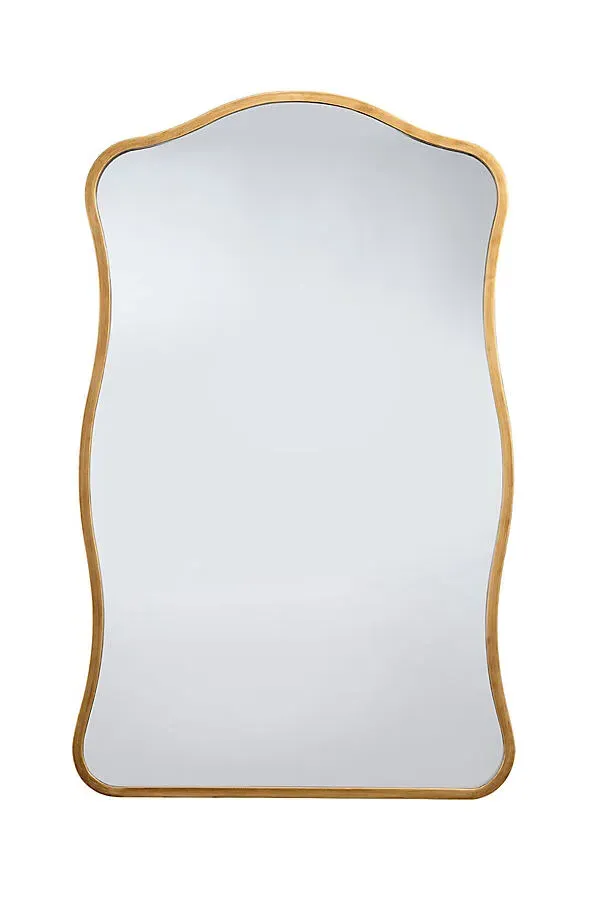 Aurora Scalloped Wall Mirror - Antique Brass product