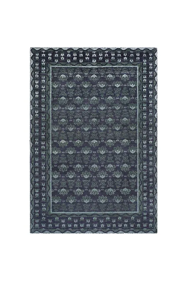 Azule 6x9 Hand-Knotted Wool Rug by Anthropologie