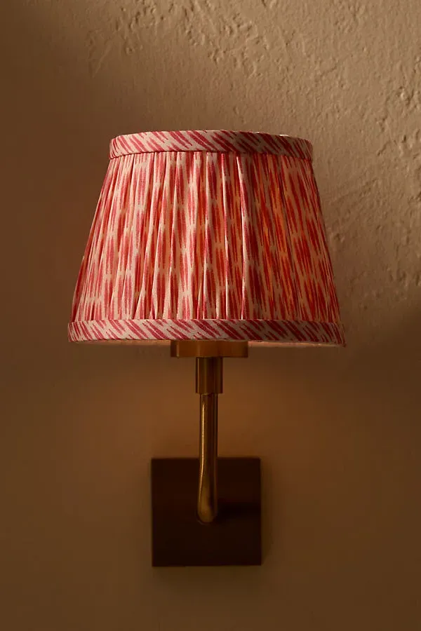 Babbington Rechargeable Wall Light - Red, Linen product