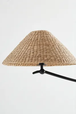 Bainbridge Linear Pendant Light - Beige, Seagrass product