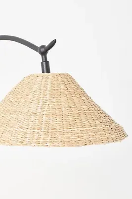 Bainbridge Seagrass Wall Sconce - Beige, Seagrass product