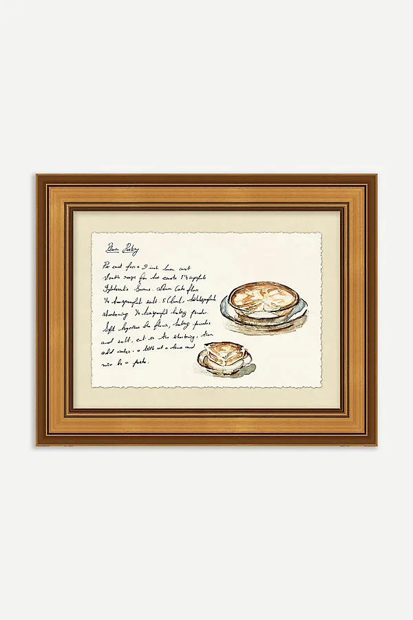 Bake Me Happy Wall Art - Watercolor Paper product