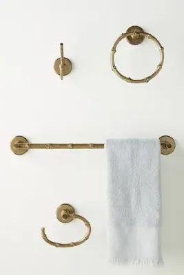 Bamboo Towel Hook - Brown, Bamboo product