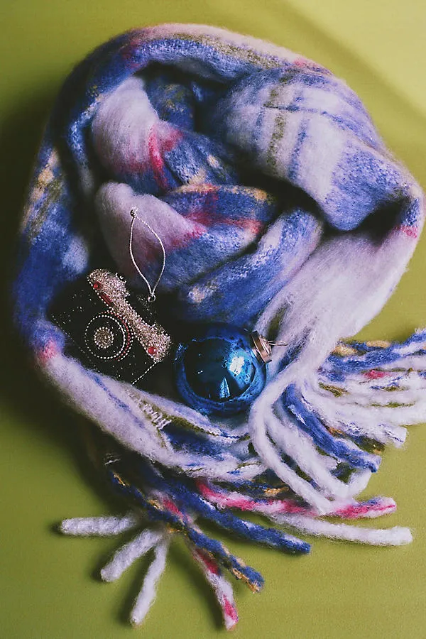 Beaded Analog Ornament - Plastic by Anthropologie, alternate view