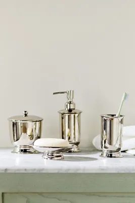 Bedford Bath Tumbler - Silver, Brass by Anthropologie, alternate view