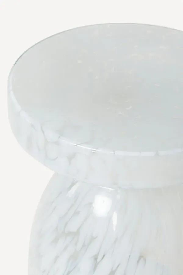 Bela Glass Side Table - White product