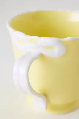 Benedita Bow Stoneware Mug - Yellow product