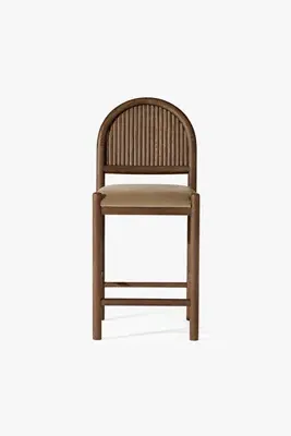 Bennett Counter Stool - Brown, Velvet product