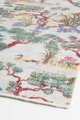 Bernadette Printed Rug - Green, Polyester product
