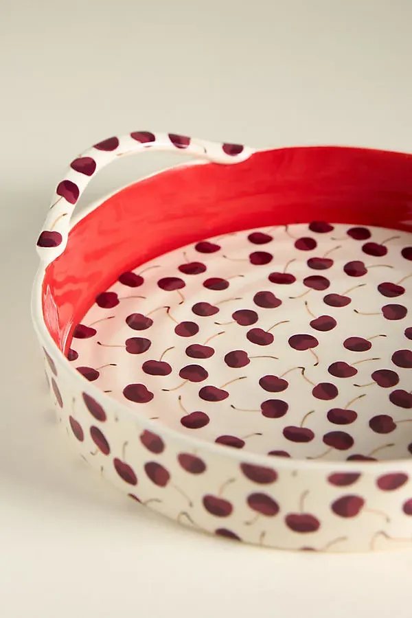 Berry Icon Handpainted Pie Dish - Stoneware product