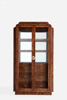 Betti Display Hutch - Burl Wood by Anthropologie, alternate view
