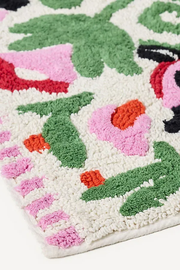 Bianca Tufted Bath Mat - Cotton by Anthropologie, alternate view