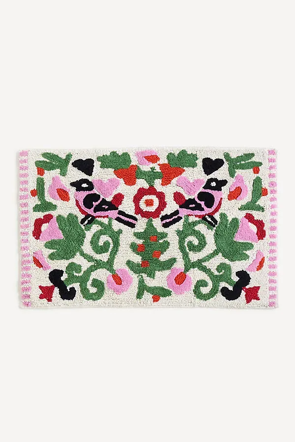 Bianca Tufted Bath Mat - Cotton by Anthropologie
