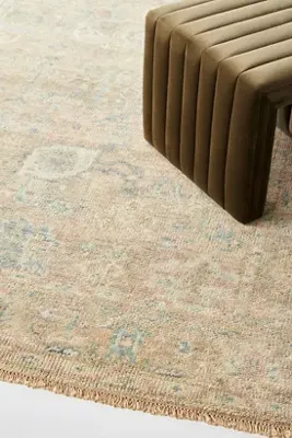 Biscayne Hand-Knotted Rug - Blue, Wool by Anthropologie, image 2