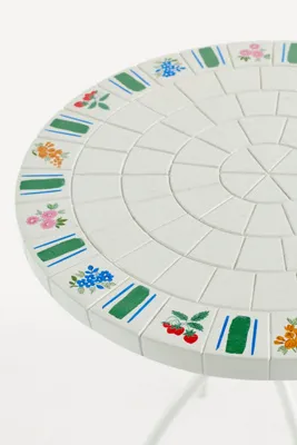 Bisou Tile Indoor & Outdoor Side Table - White product