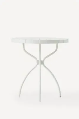 Bisou Tile Outdoor Side Table - White product