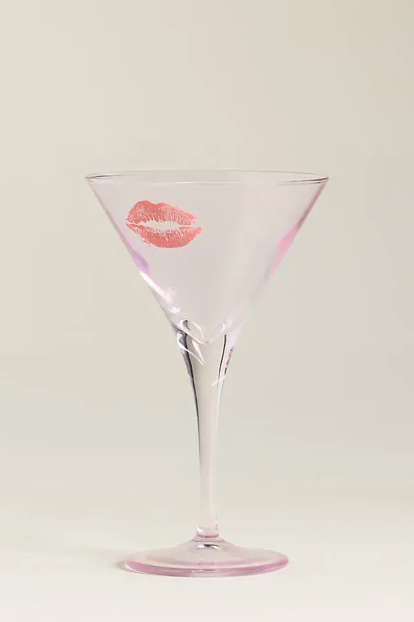 Bisous Martini Glass by Anthropologie