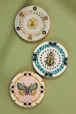 Bistro Tile Coaster - Yellow product
