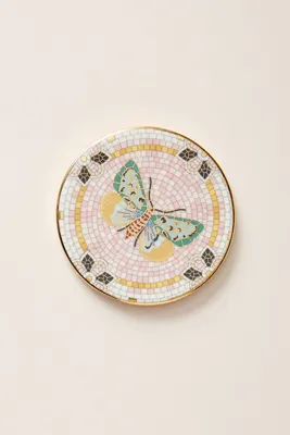 Bistro Tile Garden Coaster - Yellow, Stoneware product