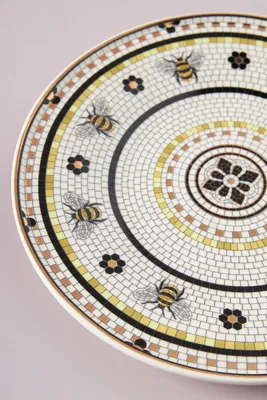 Bistro Tile Garden Edition Dessert Plate - Yellow, Stoneware product