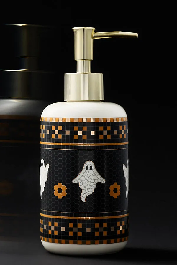 Bistro Tile Halloween Edition Soap Dispenser - Black product