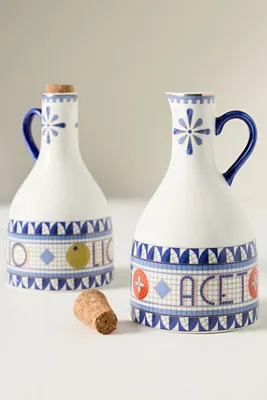 Bistro Tile Italia Cruet - Red, Stoneware product