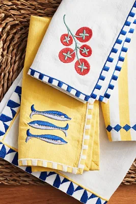 Bistro Tile Italia Edition Napkins Set of 2 - Cotton product
