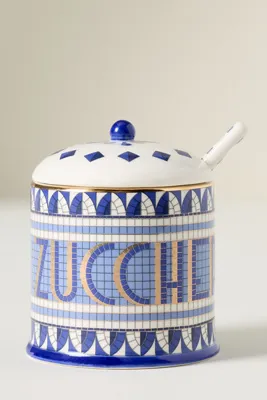 Bistro Tile Italia Sugar Serve Set - Blue, Stoneware product