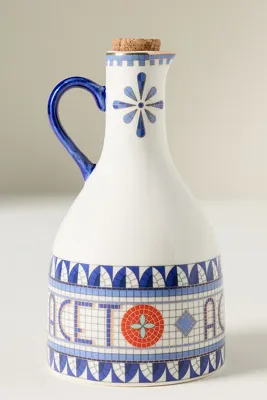 Bistro Tile Italia Vinegar Cruet - Stoneware product