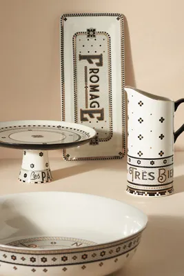 Bistro Tile Stoneware Jug - Black product