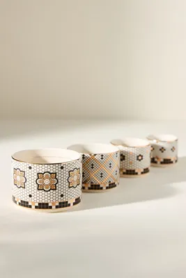 Bistro Tile Stoneware Measuring Cups Set of 4 product