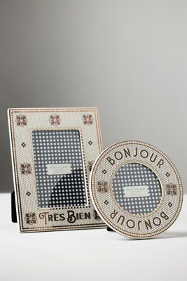 Bistro Tile Stoneware Photo Frame 4x4 - Black product