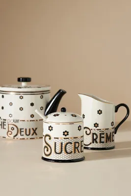 Bistro Tile Stoneware Teapot - Black product