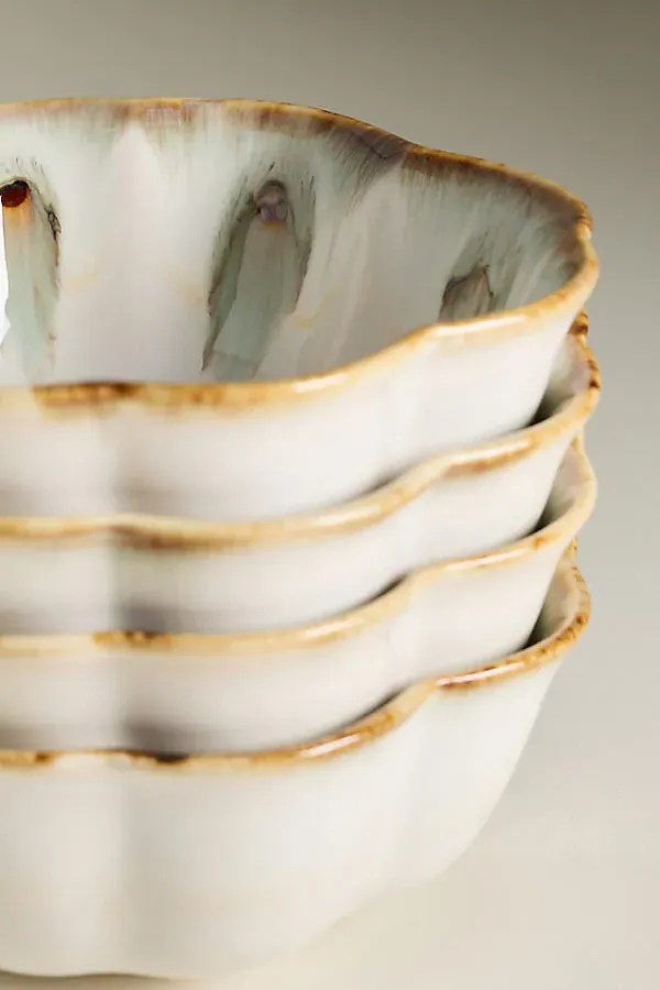 Blue Pheasant Amoria Stoneware Bowls Set of 4 - Brown product