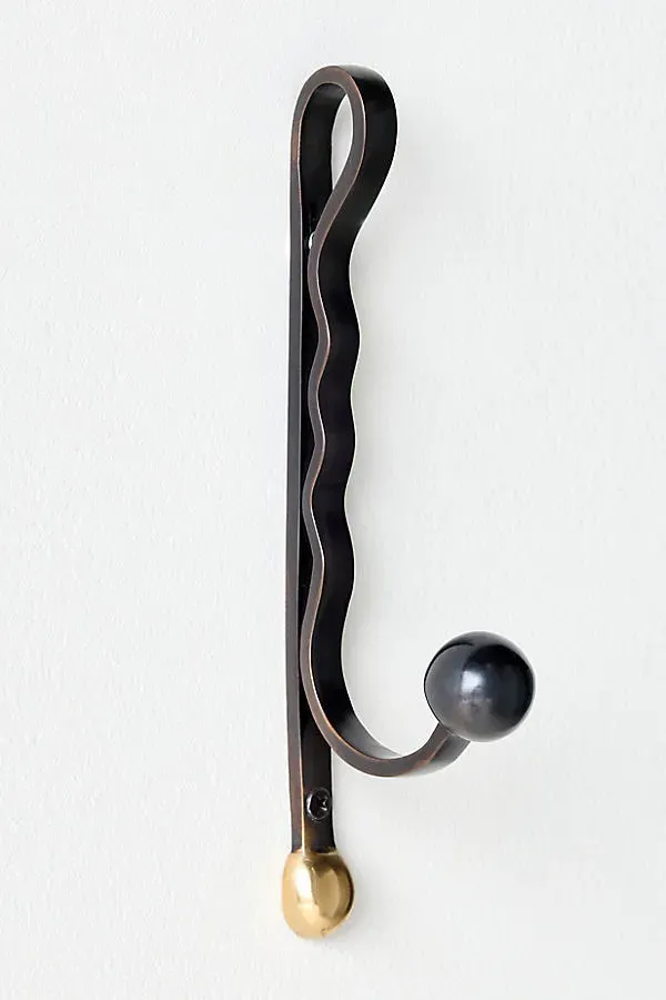 Bobbi Pin Wall Hook - Black, Stainless Steel product