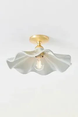 Bobbi Wavy Ceiling Light - Blue, Ceramic product