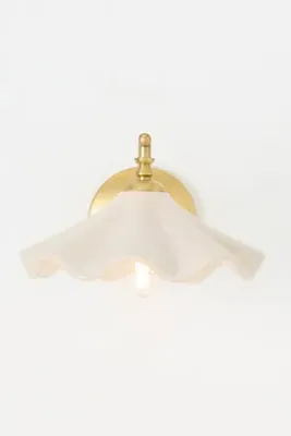 Bobbi Wavy Ceramic Wall Light - White product