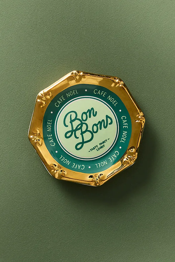 Bon Bon Trinket - Green, Stoneware by Anthropologie