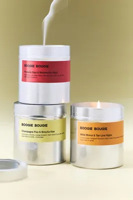 Boogie Bougie Champagne Fizz & Brioche Kiss Boxed Tin Candle product