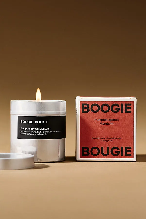 Boogie Bougie Pumpkin Spiced Mandarin Boxed Tin Candle product