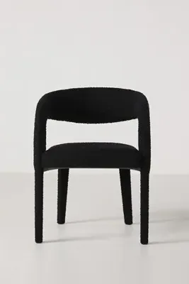 Boucle Hagen Dining Chair - Black, Boucle product