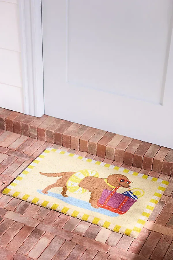 Bow Wow Printed Coir Dog Doormat product