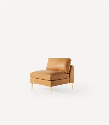 Bowen Modular Armless Chair - Black product